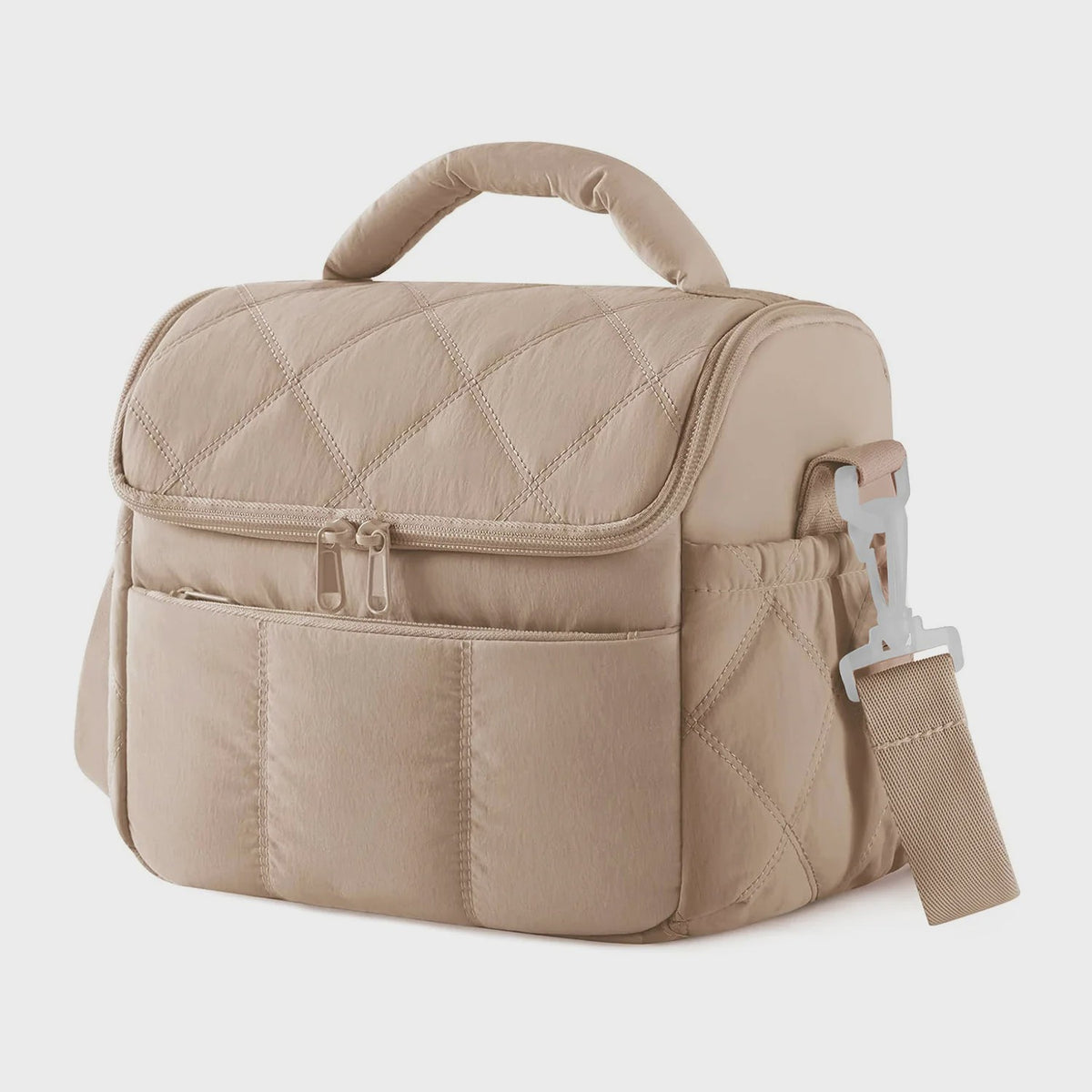 Stijlvolle Nylon Lunchtas - Draagbare Geïsoleerde Lunchbox voor Dames | Houd uw Maaltijd Vers
