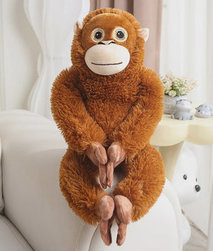 Zachte Pluche Aap Knuffel - Gorilla, Chimpansee, Orang-oetan - 30-90cm - Cadeau & Decoratie