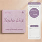 Mini Notitieboek PU Leer - Dagelijkse Planner & To-Do Lijst met Lint Bladwijzer