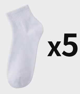 5 Paar Heren Sokken - Comfortabel, Ademend & Veelzijdig voor Zakelijk, Casual en Sport
