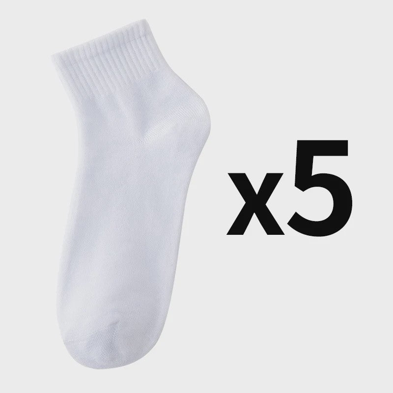 5 Paar Heren Sokken - Comfortabel, Ademend & Veelzijdig voor Zakelijk, Casual en Sport