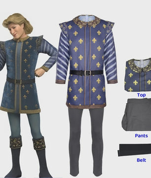 Prins Charming Kostuum - Shrek Cosplay Outfit voor Carnaval & Feest