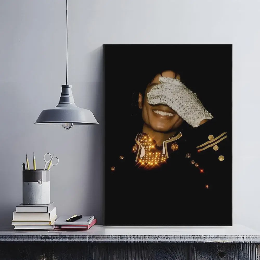 Iconische Michael Jackson Poster - Retro Muziek Kunst Decoratie