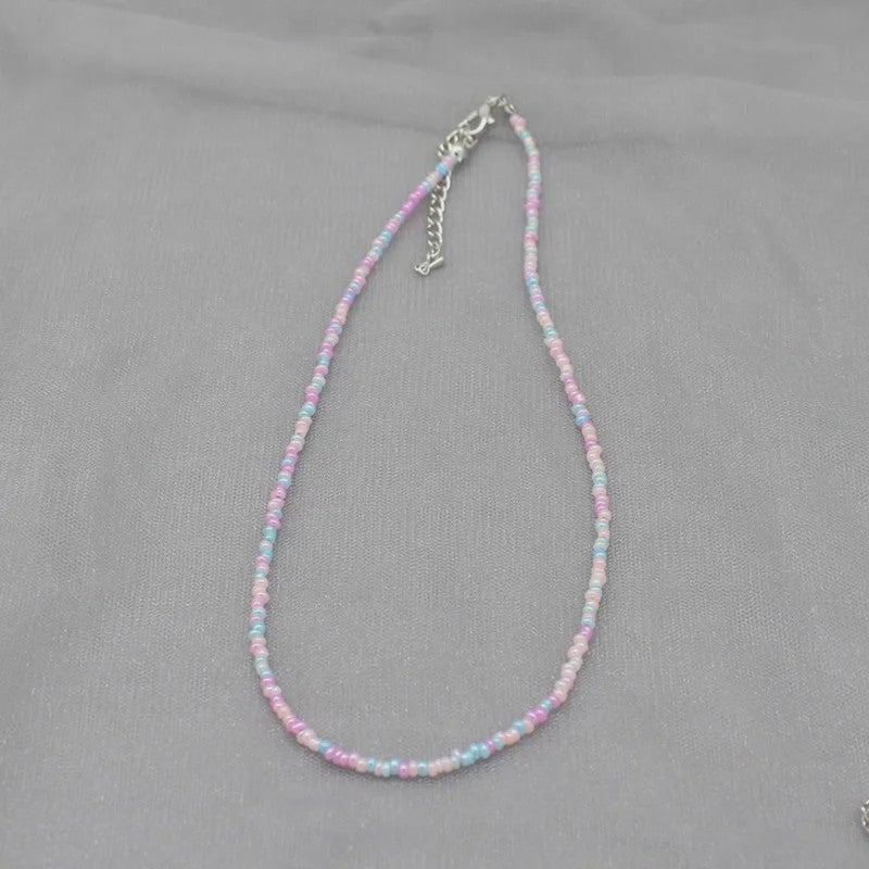 Kleurrijke Kralen Choker Ketting - Handgemaakt Bohemia Stijl