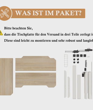 Elektrisch In Hoogte Verstelbaar L-Bureau 150cm - Sta-Buro met Geheugenfunctie en USB-C