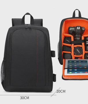 Professionele Camera Rugzak - Lichtgewicht, Grote Capaciteit voor Canon, Nikon, Sony