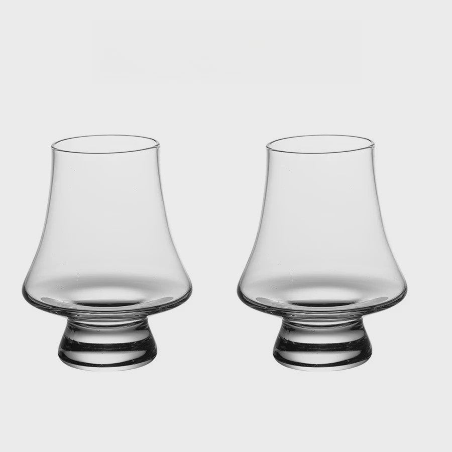 Set van 4 Kristallen Whiskey Proefglazen - 270ml Loodvrij Glaswerk