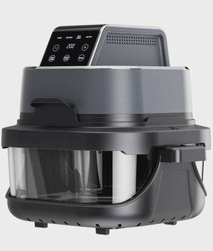 GTPLAYER Airfryer 4L met Glazen Venster - Multifunctioneel en Compact