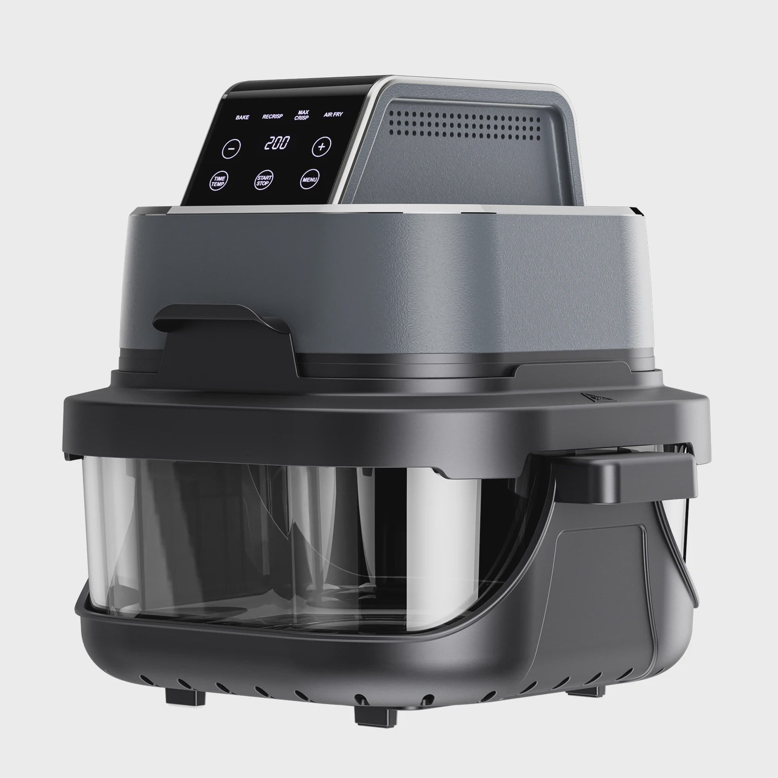 GTPLAYER Airfryer 4L met Glazen Venster - Multifunctioneel en Compact