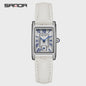 SANDA 1116 Elegante Dameshorloge Rechthoekig - Waterdicht & Stijlvol