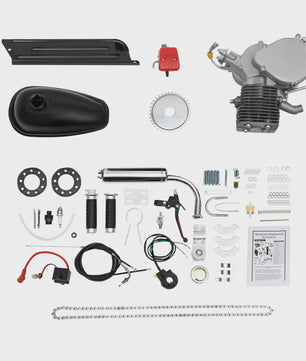 100CC 2-Takt Fietsmotor Kit - Benzine Motor voor Fietsen - Luchtgekoeld