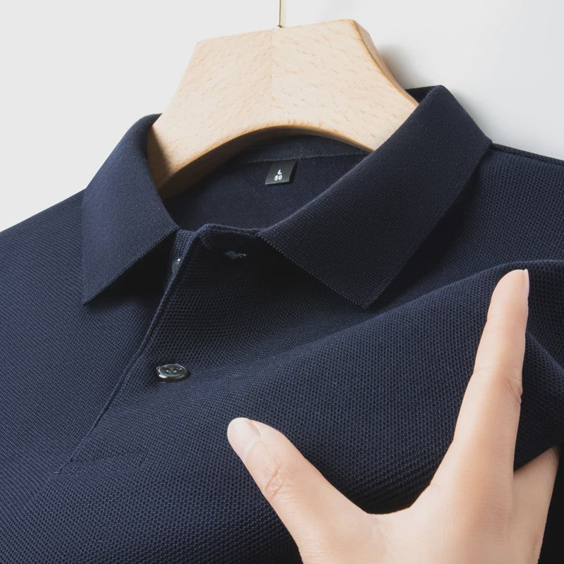 Heren Poloshirt Korte Mouw - 100% Gemerceriseerd Katoen, Ademend & Stijlvol voor Zomer, Golf & Casual