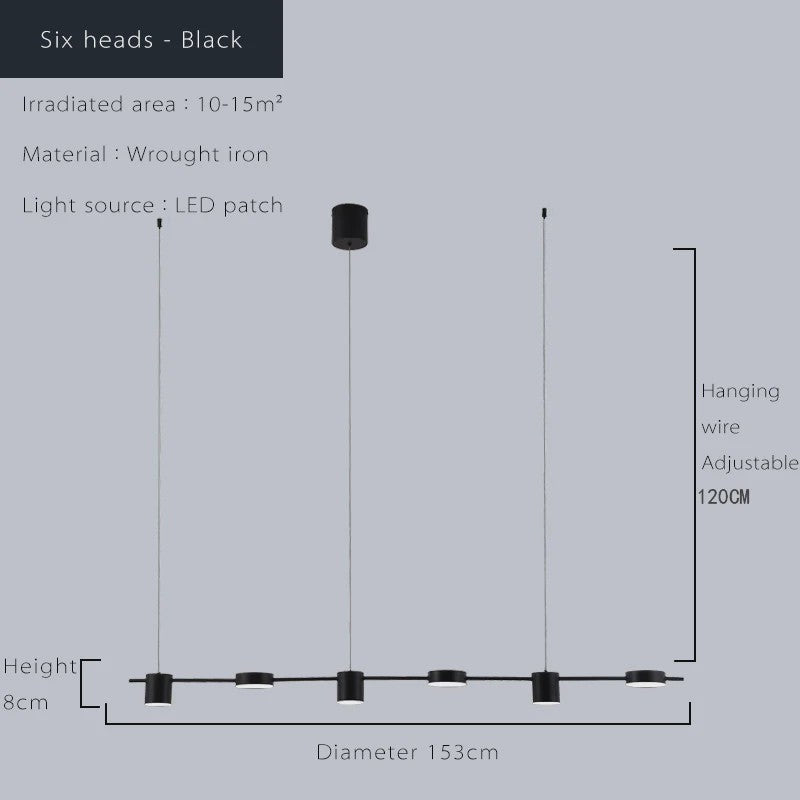 Moderne LED Plafond Hanglamp voor Woonkamer, Eetkamer & Keuken - Dimbare Verlichting
