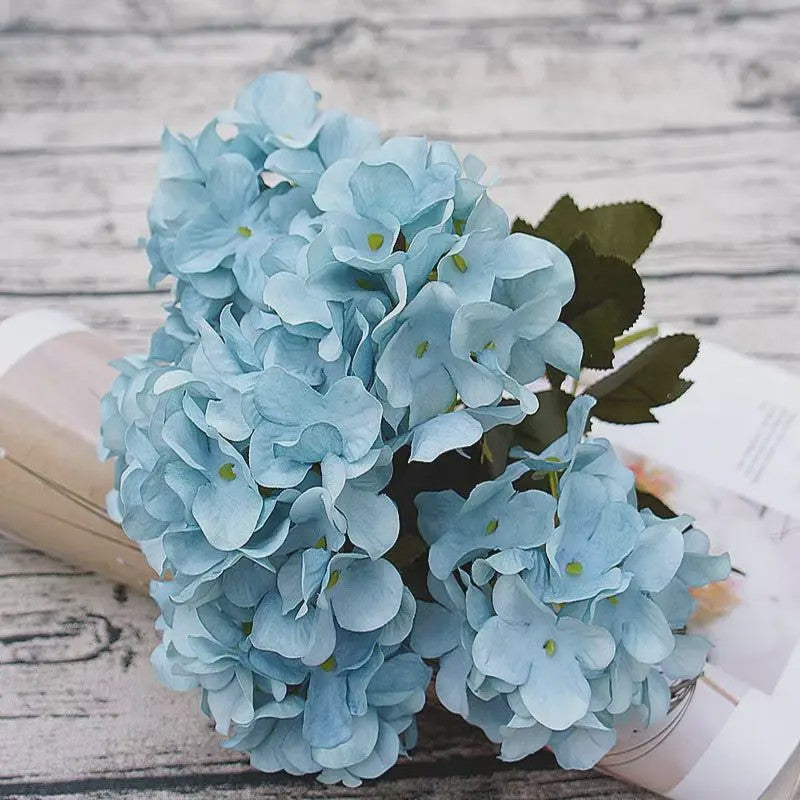 Kunstbloemen Hydrangea - Zijde Boeketten voor Bruiloft, Decoratie & Feest