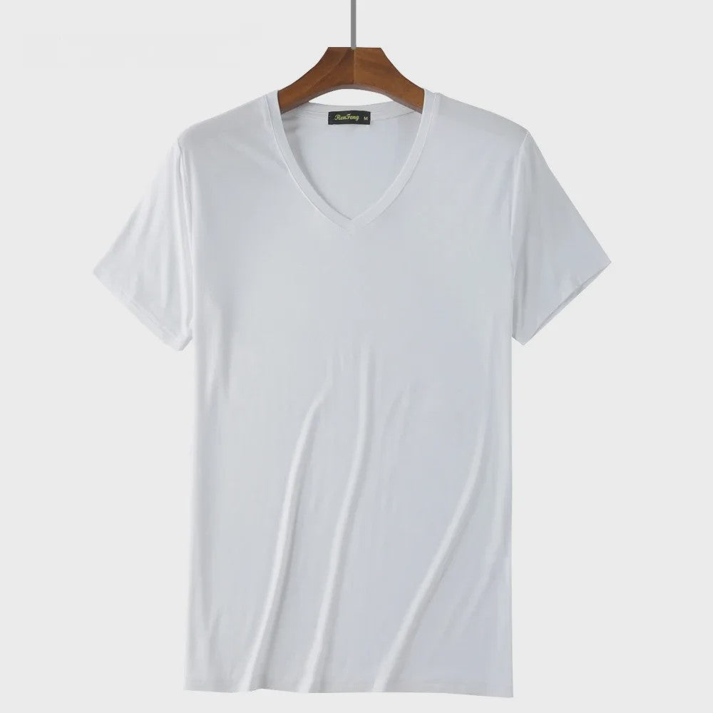2-Pack Bamboe Fiber T-shirts Heren - Ronde Hals, Korte Mouw, Ademend & Zweetabsorberend