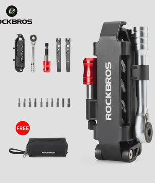 ROCKBROS Compacte Fiets Reparatieset met Ratel Sleutel en Bits