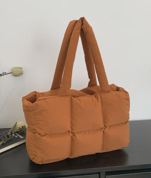 Gewatteerde Dames Shopper Tas - Retro Trendy, Grote Capaciteit & Waterdicht