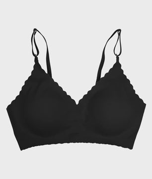 Naadloze Comfort Beha met Padded Cups en Golvende Rand - 9 Kleuren