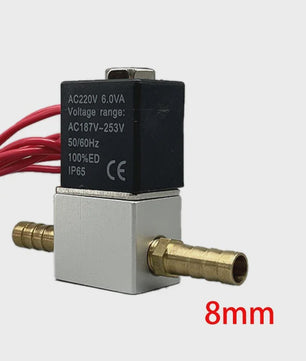 Elektrische Solenoïde Klep 12V/24V/220V - 2/2 Weg Normaal Gesloten - 6mm/8mm Slangaansluiting