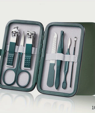 Professionele Manicure & Pedicure Set - 7/10/12/18 Delig - Roestvrij Staal met Reisetui