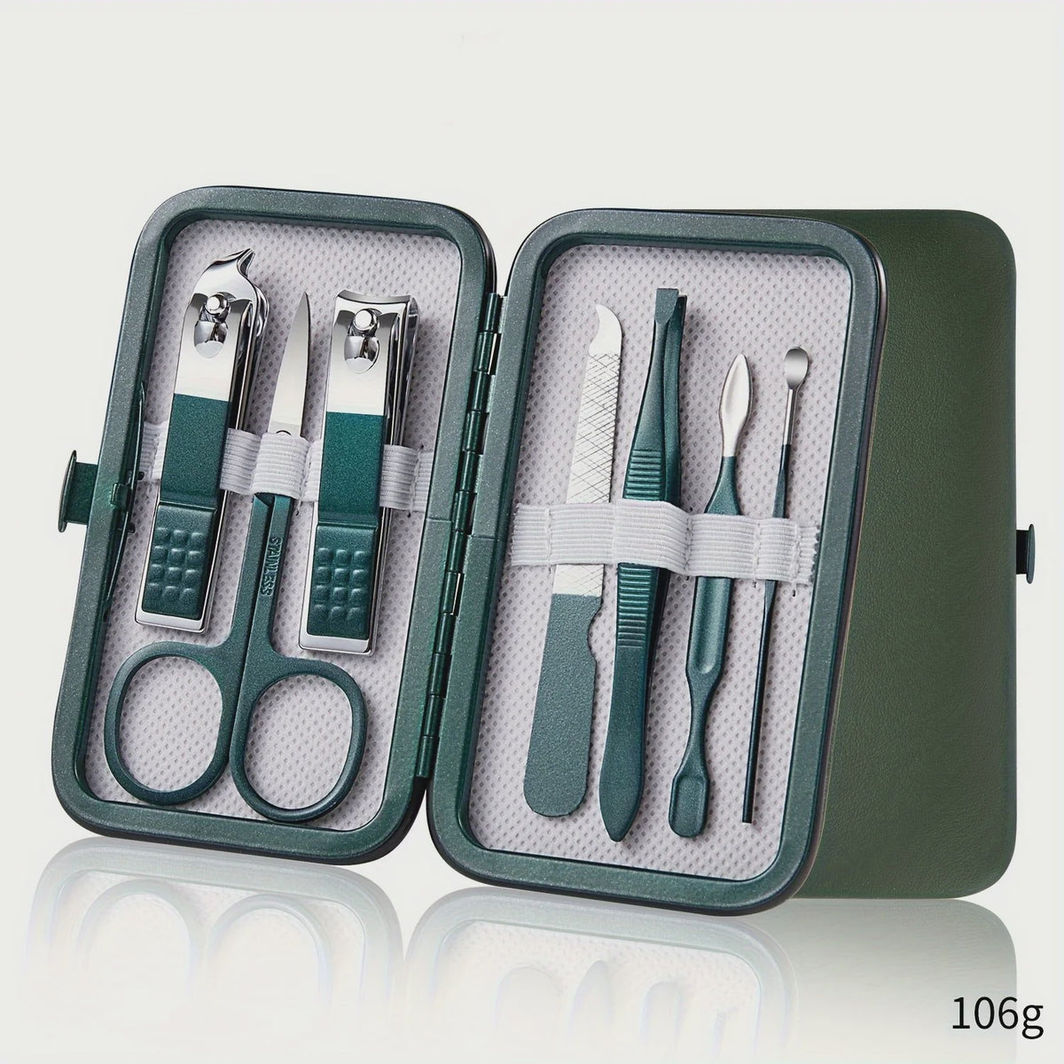 Professionele Manicure & Pedicure Set - 7/10/12/18 Delig - Roestvrij Staal met Reisetui