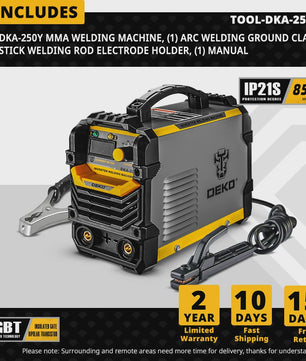 DEKO MMA Lasapparaat 200A - Krachtige DC Inverter voor Beginners en Thuisgebruik
