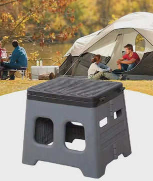 Draagbaar Toilet met Deksel - Sterk en Compact voor Kamperen, Wandelen & Boottochten
