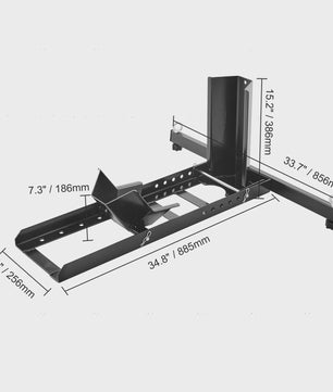 Motorfiets Wielklem Staand - Heavy-Duty Staal - 1800 lbs Capaciteit