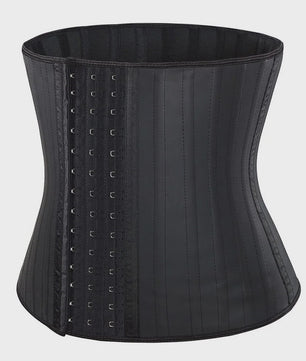 Latex Waist Trainer Corset met 25 Stalen Baleinen en Haak-oogsluiting