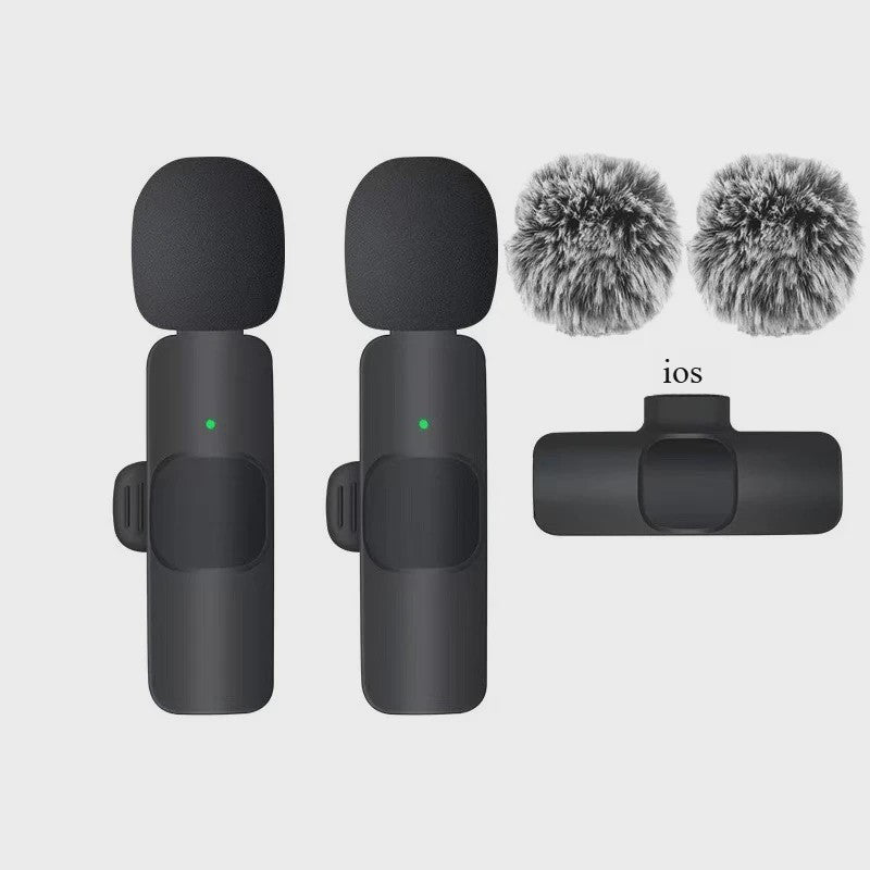Draadloze Lavalier Microfoon voor iPhone, Android & PC - Plug & Play Mini Microfoon