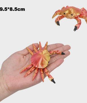 Flexibele 3D Geprinte Krab Speelgoed met Beweegbare Gewrichten - Decoratie & Cadeau