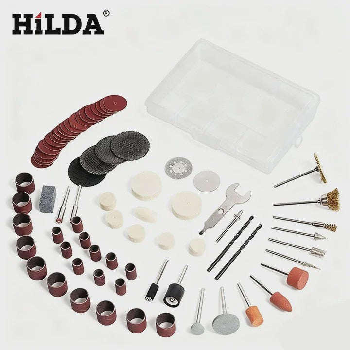 HILDA 91-delige Rotary Tool Accessoireset voor Dremel en Vergelijkbare Gereedschappen
