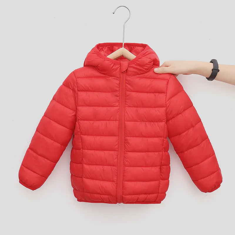 Warme Winterjas Meisjes met Capuchon - Dik & Waterdicht - 3-12 Jaar