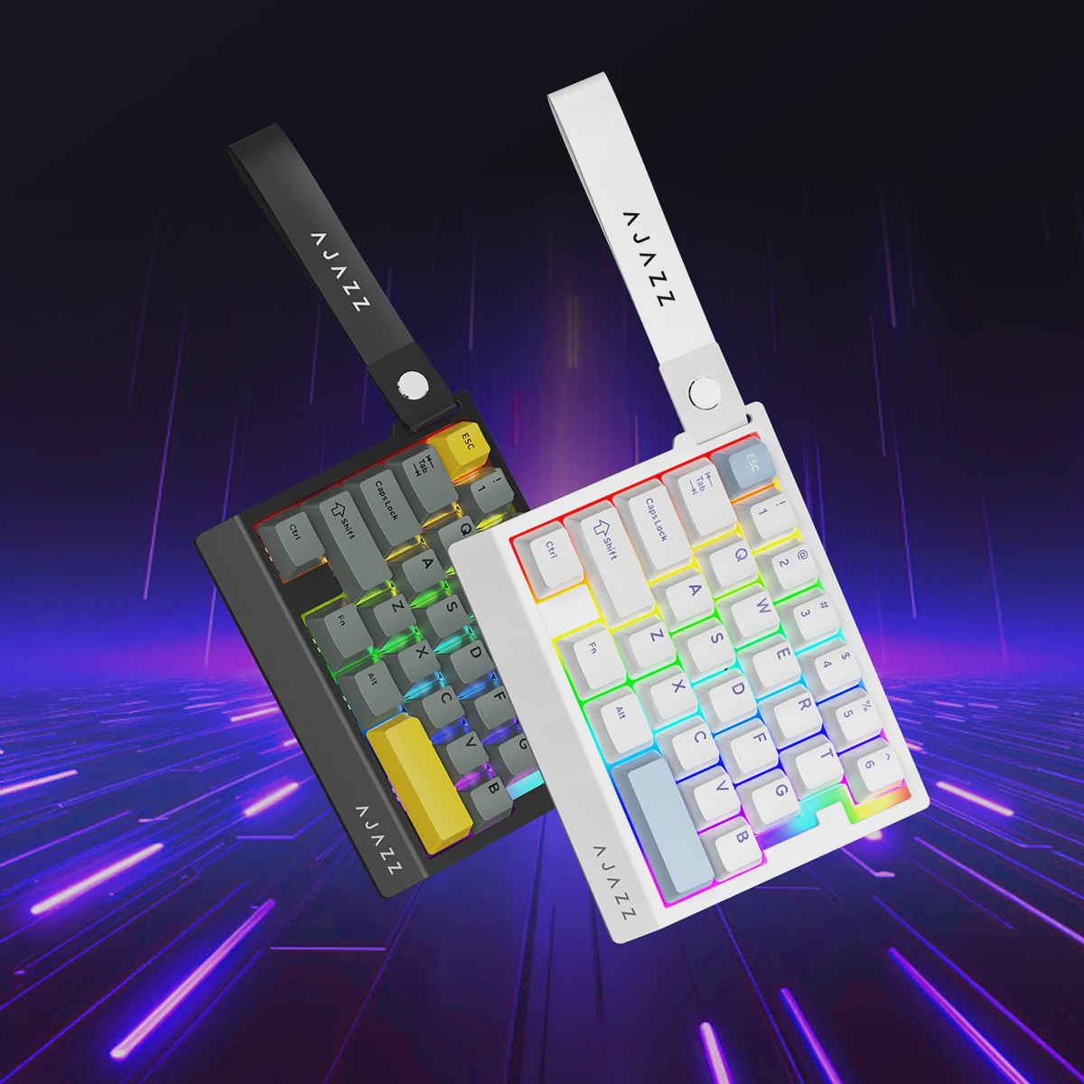 AJAZZ AK029 Mechanisch Gaming Toetsenbord - Compact, Hot-Swappable, One-Handed Esports