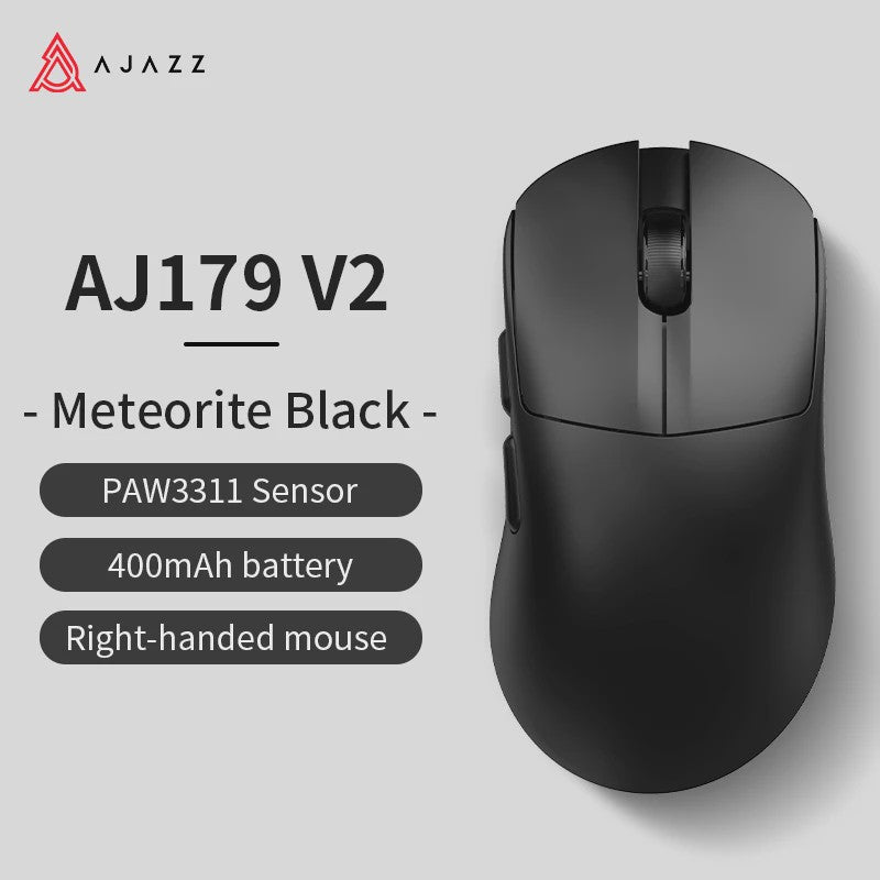 AJAZZ AJ179 V2 MAX Ergonomische Draadloze Gaming Muis (PAW3311, 1K Polling Rate, 56g)