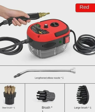 Krachtige 2500W Hogedruk Stoomreiniger - Multifunctioneel & Hittebestendig voor Huis & Auto