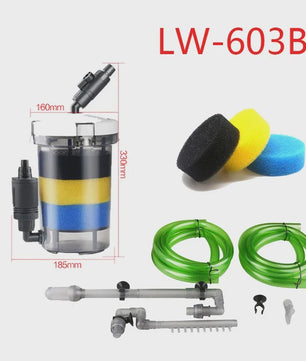 Sunsun HW602B/HW603B Extern Aquarium Filter - Krachtige Waterfiltratie