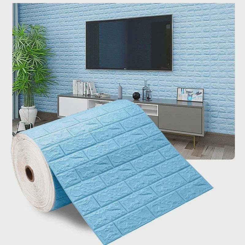 3D Baksteen Muursticker 70x100cm - Waterdicht & Zelfklevend Wanddecoratie