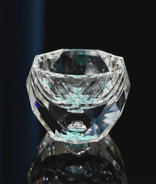 Luxe Kristalglas Shotglas 50ml met Dubbele Bodem en Goudfolie - Perfect voor Vodka, Sake of Thee
