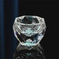 Luxe Kristalglas Shotglas 50ml met Dubbele Bodem en Goudfolie - Perfect voor Vodka, Sake of Thee