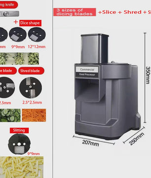 Automatische Groentesnijder - Snel Snijden, Raspen & Blokjes Maken