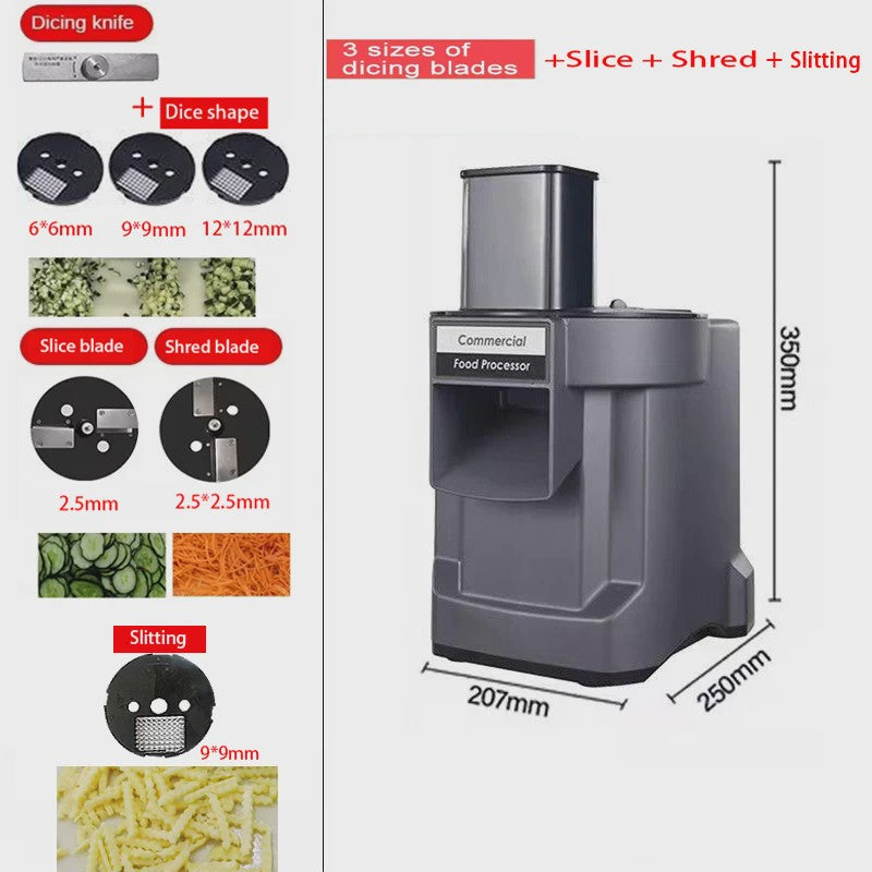 Automatische Groentesnijder - Snel Snijden, Raspen & Blokjes Maken
