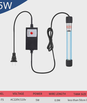 Krachtige Aquarium UV Sterilisator Lamp - 5-11W Onderwater Reiniging