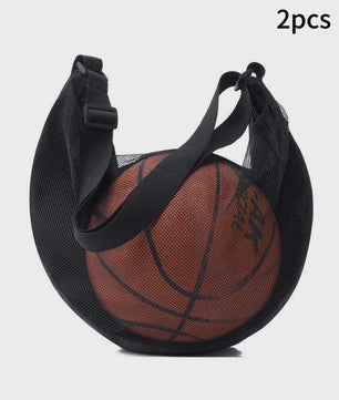 Sportbal Tas Mesh - Crossbody Balhouder voor Basketbal, Voetbal, Volleybal