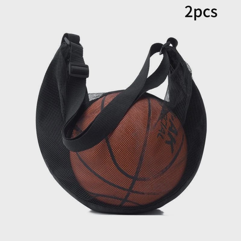 Sportbal Tas Mesh - Crossbody Balhouder voor Basketbal, Voetbal, Volleybal