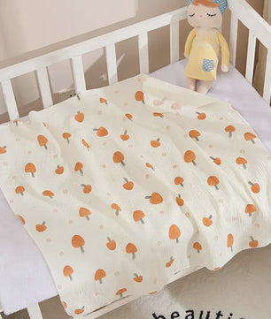 Zachte Muslin Swaddle Deken voor Baby's - Katoen, 80x80cm, met schattige prints