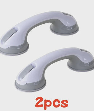 2x Antislip Douchegreep met Zuignap - Veiligheidshandvat voor Badkamer & Toilet