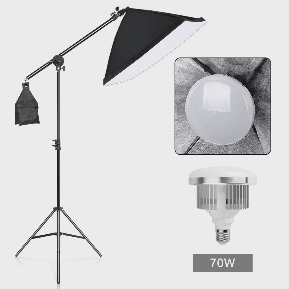 Professionele Softbox Verlichting Set 50x70cm voor Fotografie & Video (LED Bi-Color)