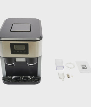 3-in-1 IJsmachine: Crushed Ice & IJsklontjes Maker - Automatische Reiniging - RVS