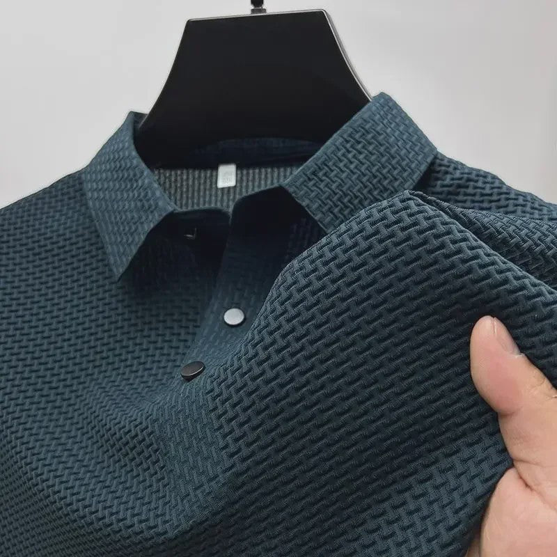 Heren Poloshirt van IJzige Zijde - Ademend & Modieus Zomer T-shirt tot 6XL